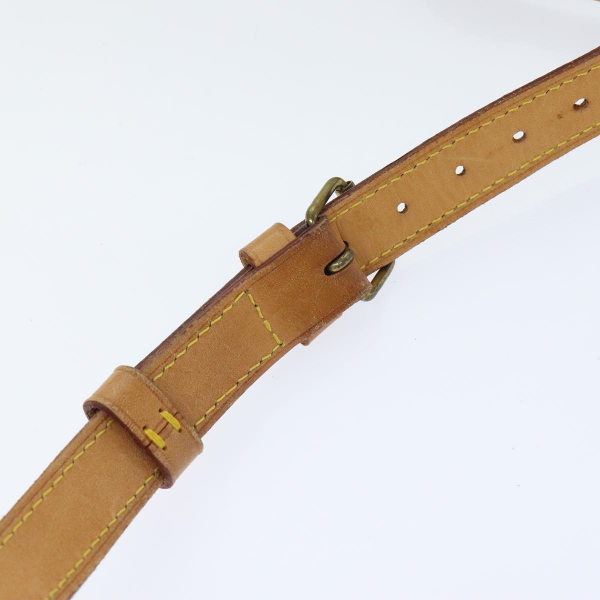 LOUIS VUITTON Adjustable Shoulder Strap Vintage 33.1""-40.2"" Beige Auth 92160