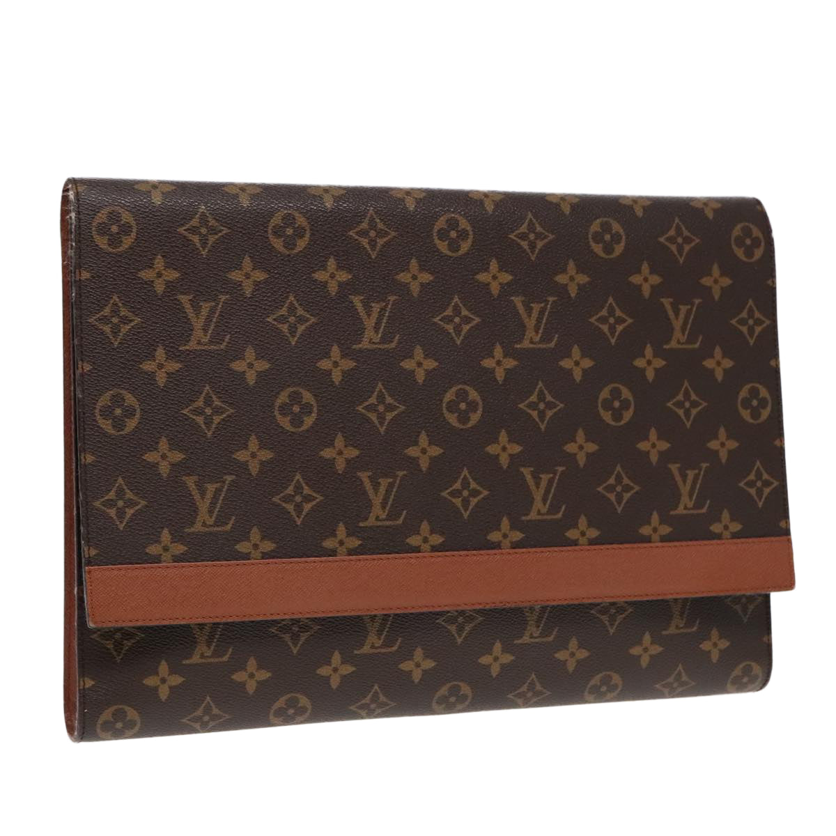 LOUIS VUITTON Monogram Porte Envelope Clutch Bag M51801 LV Auth 92190