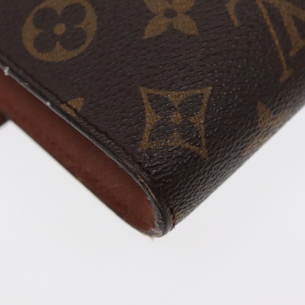 LOUIS VUITTON Monogram Porte Envelope Clutch Bag M51801 LV Auth 92190