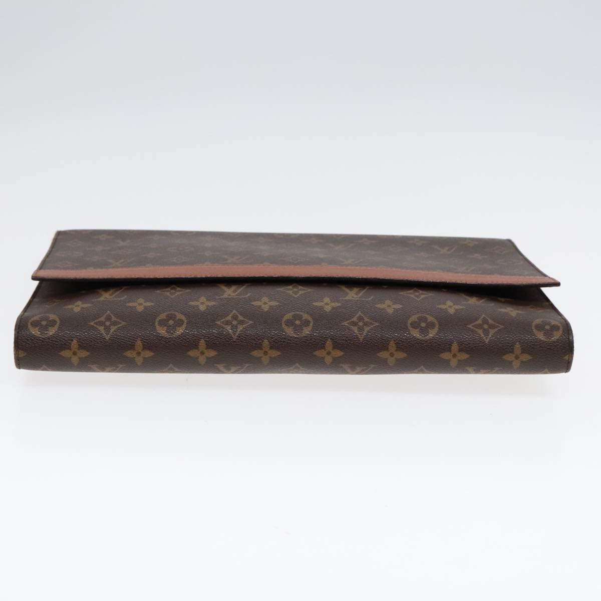 LOUIS VUITTON Monogram Porte Envelope Clutch Bag M51801 LV Auth 92190