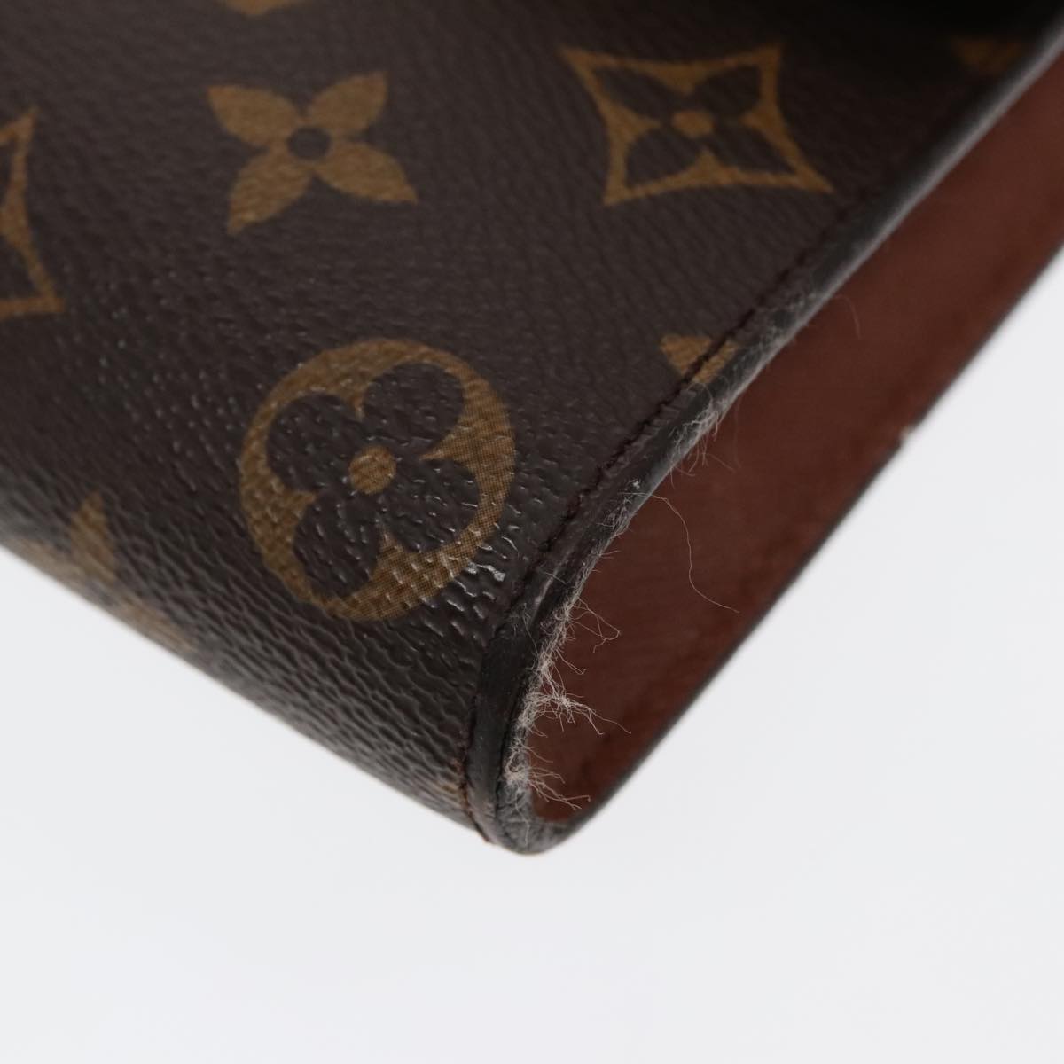 LOUIS VUITTON Monogram Porte Envelope Clutch Bag M51801 LV Auth 92190