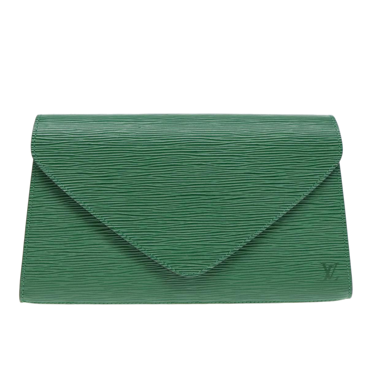 LOUIS VUITTON Epi Art Deco Clutch Bag Green M52634 LV Auth 92192 - 0