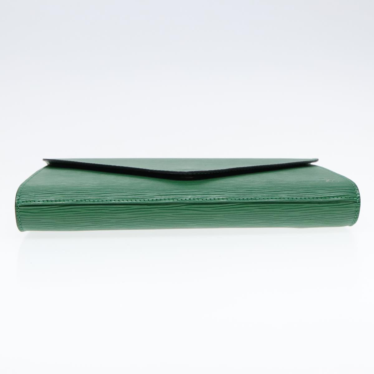 LOUIS VUITTON Epi Art Deco Clutch Bag Green M52634 LV Auth 92192