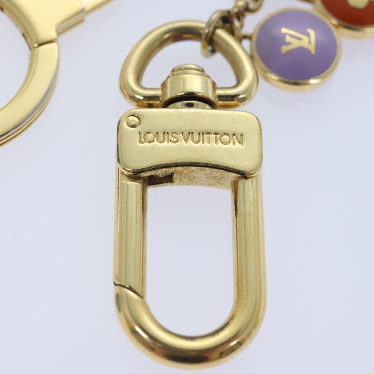 LOUIS VUITTON Monogram Porte Cles Chainne Pastilles Charm M66172 LV Auth 92208