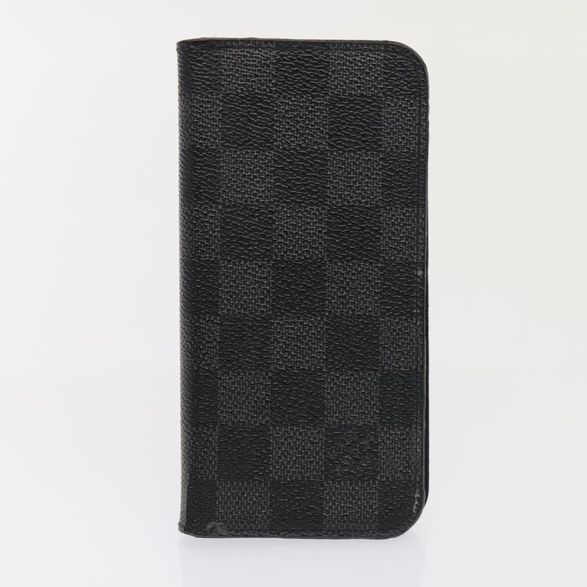 LOUIS VUITTON Monogram Epi Damier Graphite iPhone Case 10set Fuchsia Auth 92210