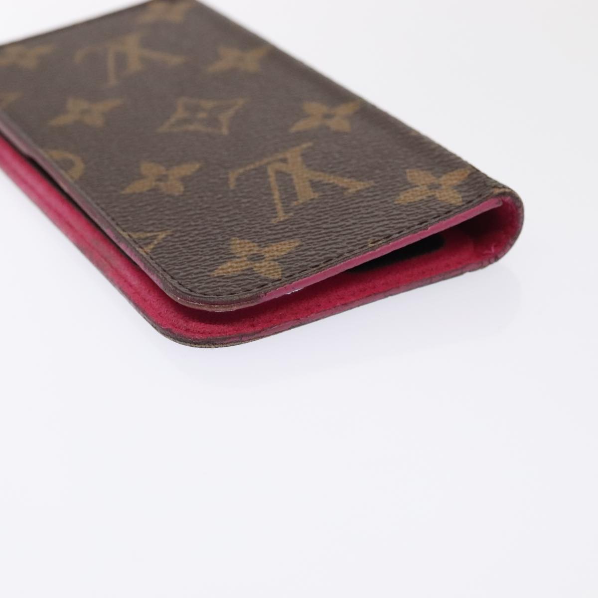 LOUIS VUITTON Monogram Epi Damier Graphite iPhone Case 10set Fuchsia Auth 92210