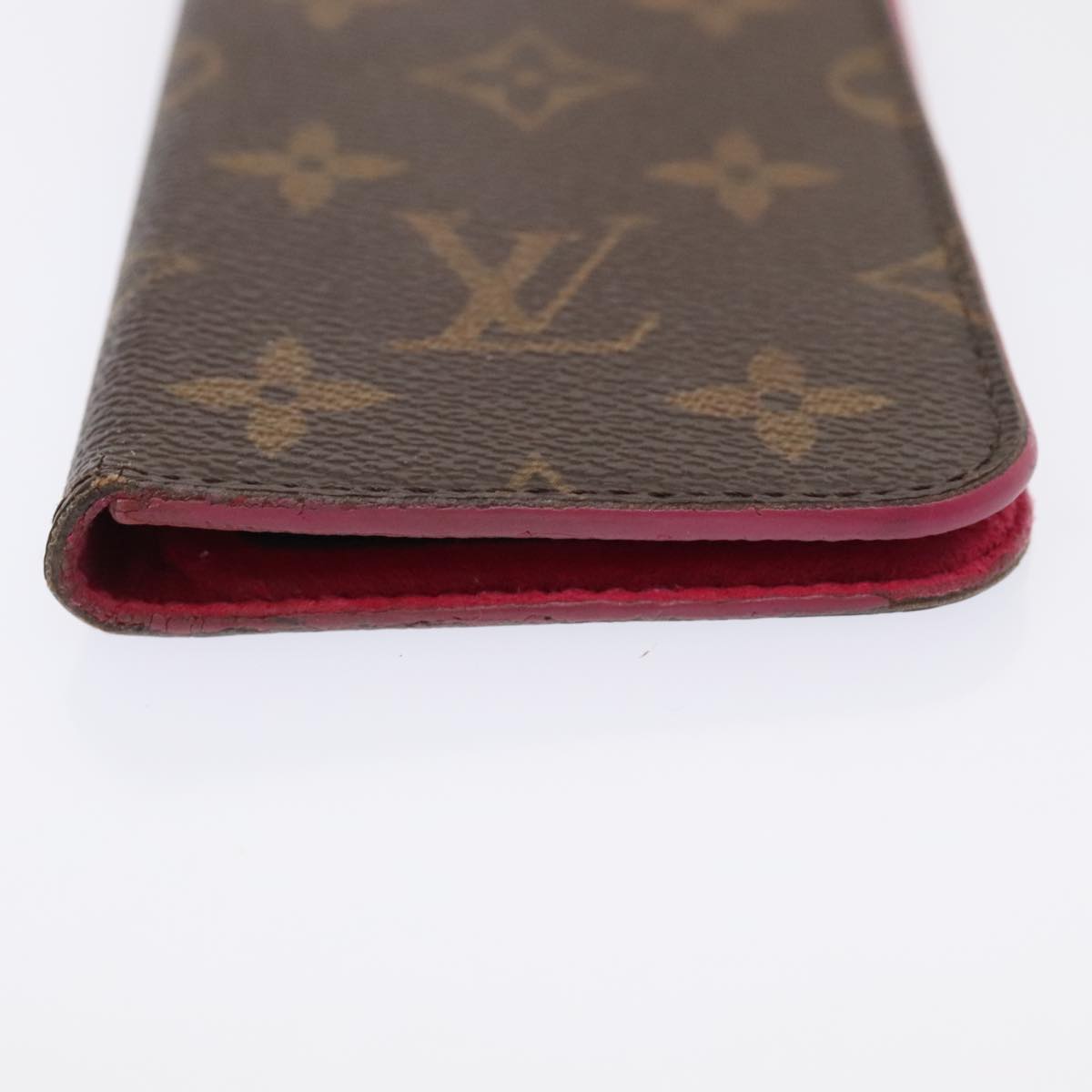 LOUIS VUITTON Monogram Epi Damier Graphite iPhone Case 10set Fuchsia Auth 92210