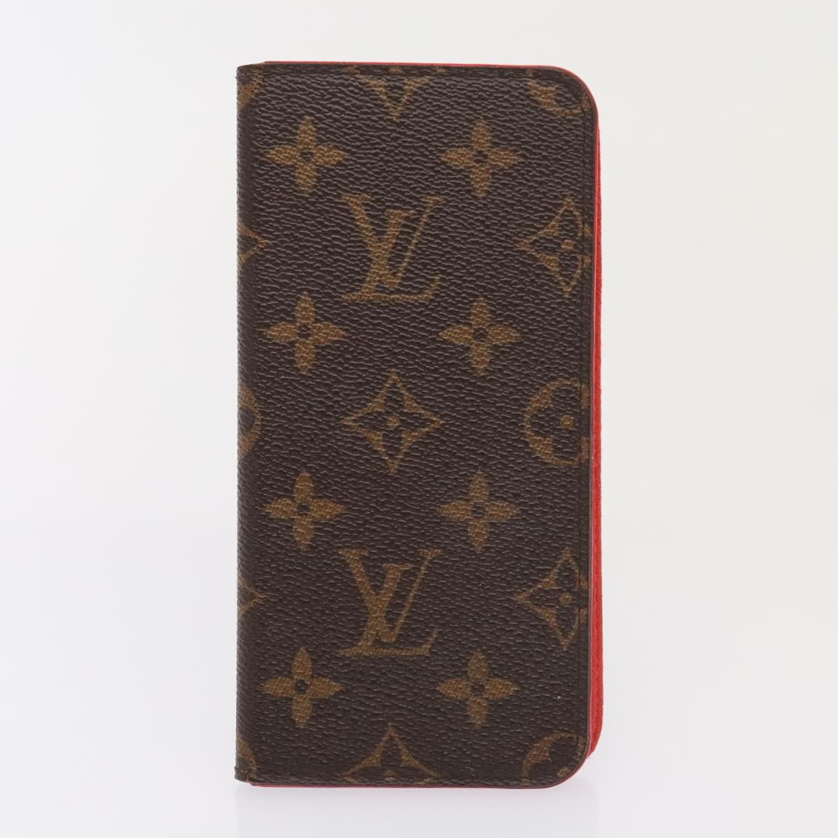 LOUIS VUITTON Monogram Epi Damier Graphite iPhone Case 10set Fuchsia Auth 92210