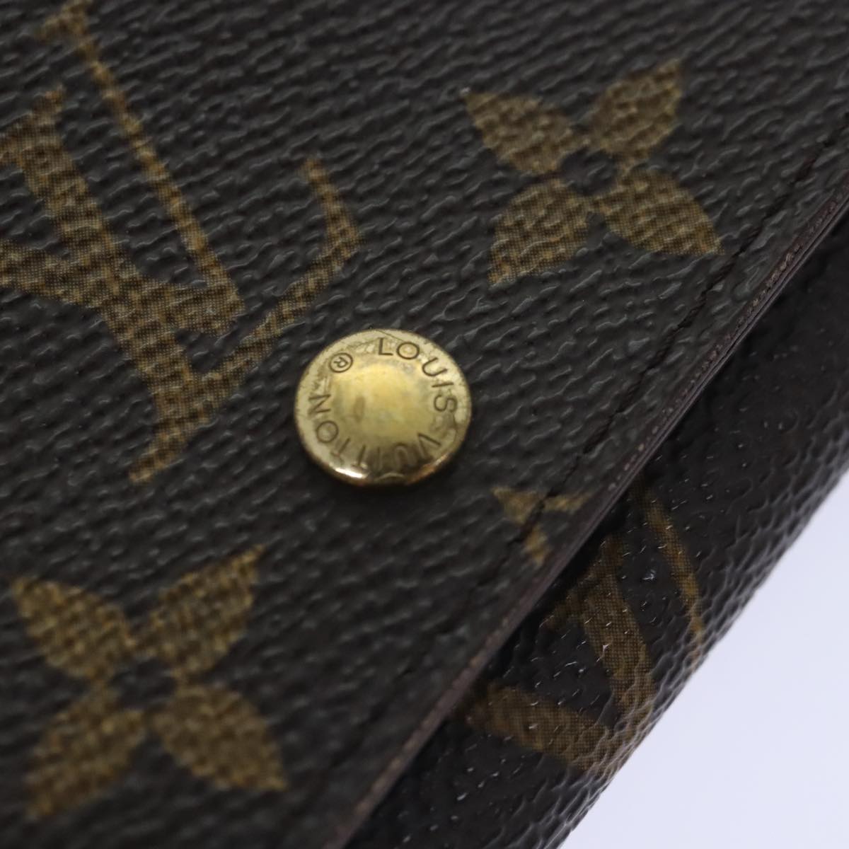 LOUIS VUITTON Monogram Portefeuille Tresol Wallet M61736 LV Auth 92212