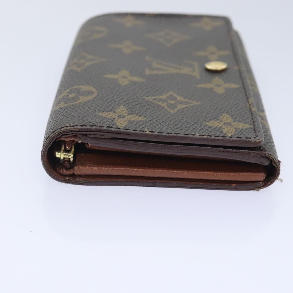 LOUIS VUITTON Monogram Portefeuille Tresol Wallet M61736 LV Auth 92212