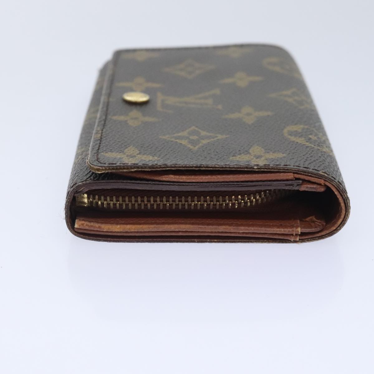 LOUIS VUITTON Monogram Portefeuille Tresol Wallet M61736 LV Auth 92212