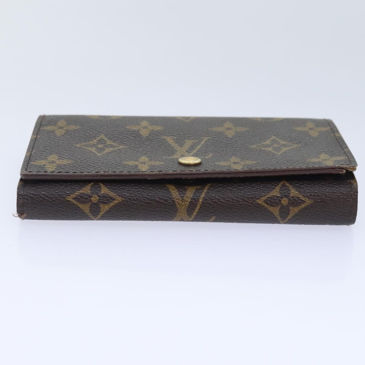 LOUIS VUITTON Monogram Portefeuille Tresol Wallet M61736 LV Auth 92212