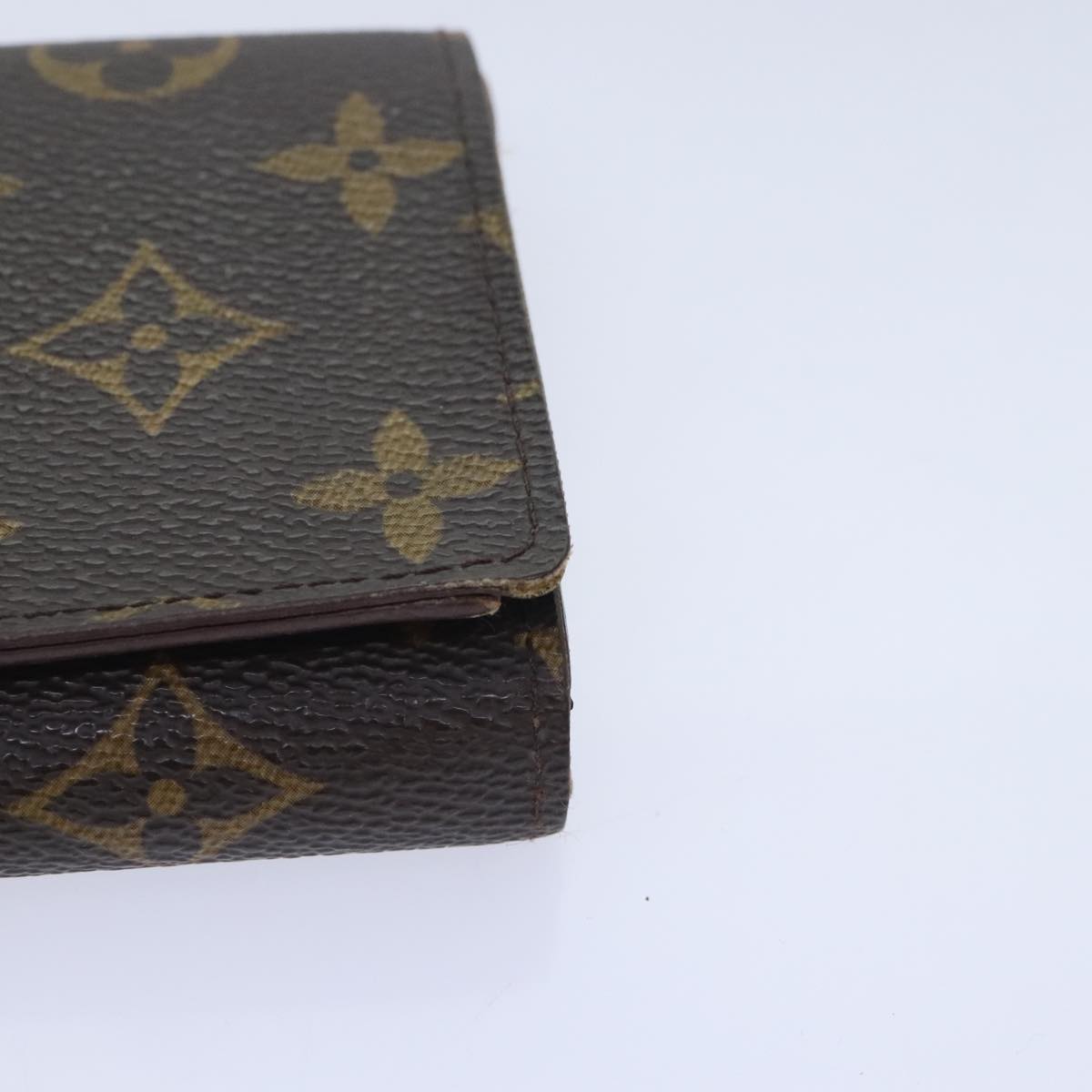 LOUIS VUITTON Monogram Portefeuille Tresol Wallet M61736 LV Auth 92212