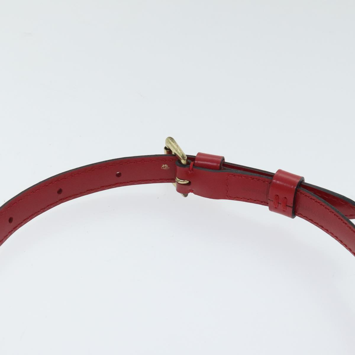 LOUIS VUITTON Epi Adjustable Shoulder Strap 37.4""-45.3"" Red LV Auth 92214