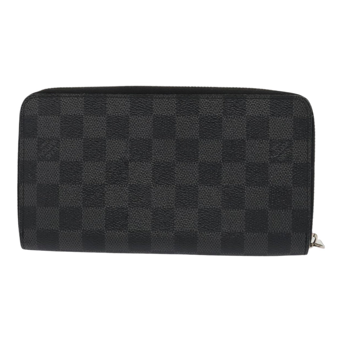 LOUIS VUITTON Damier Graphite Zippy Organizer Long Wallet N63077 LV Auth 92254 - 0