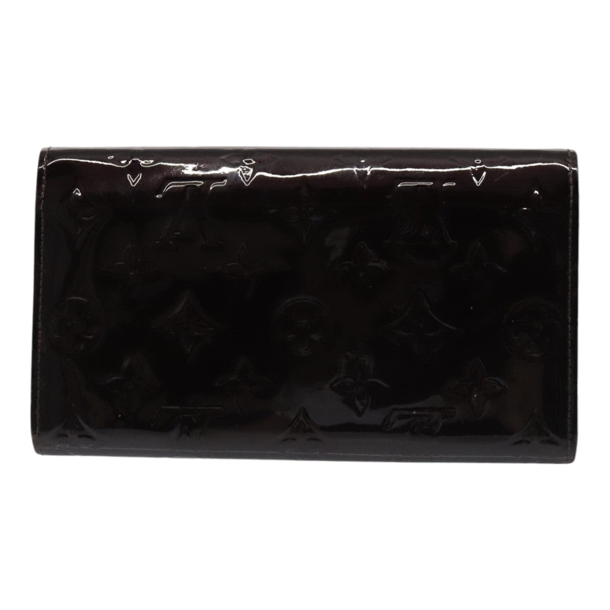 LOUIS VUITTON Vernis Portefeuille Mira Long Wallet Amarante M90994 LV Auth 92270 - 0