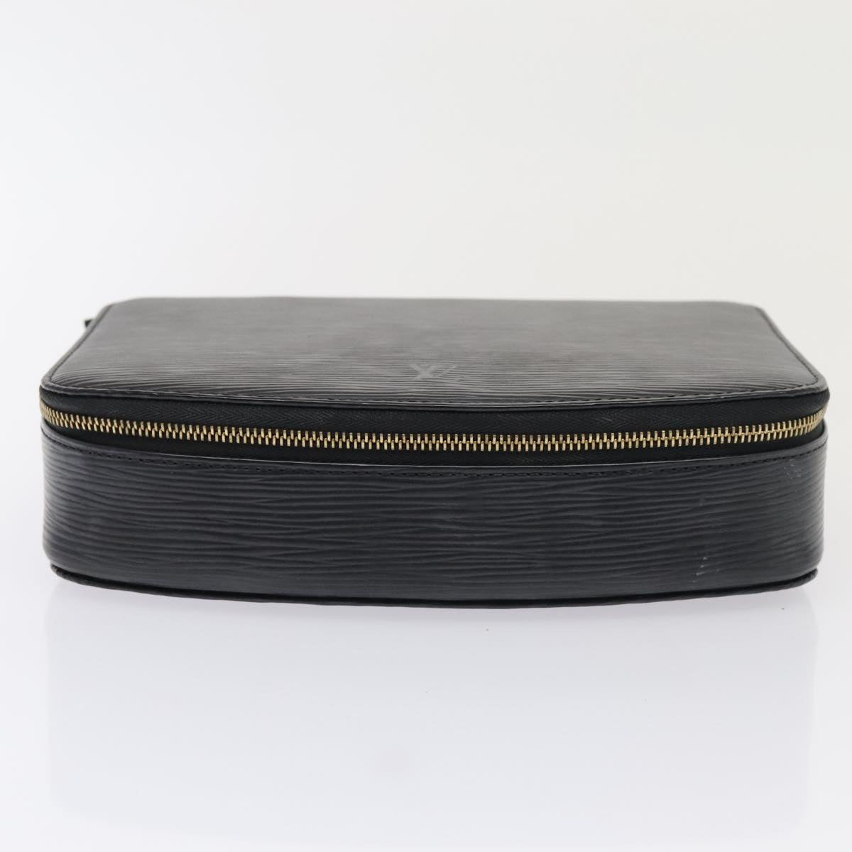 LOUIS VUITTON Epi Posh Monte Carlo Jewelry Box Black M48362 LV Auth 92280