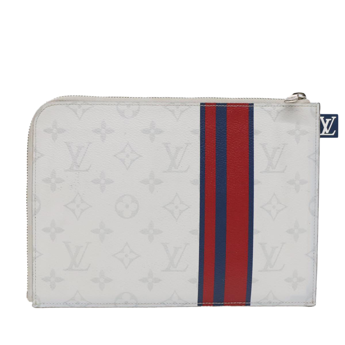 LOUIS VUITTON Monogram White Pochette Jules PM Clutch Bag M61745 LV Auth 92286 - 0