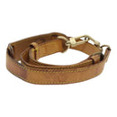 LOUIS VUITTON Adjustable Shoulder Strap Leather 32.3""""""""""""""""-39"""""""""""""""" Beige LV Auth 92287-3