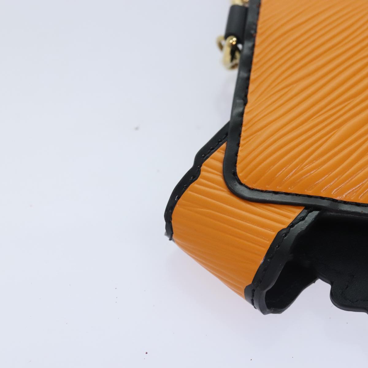 LOUIS VUITTON Catgram Card Holder Card Case Orange M63900 LV Auth 92289A