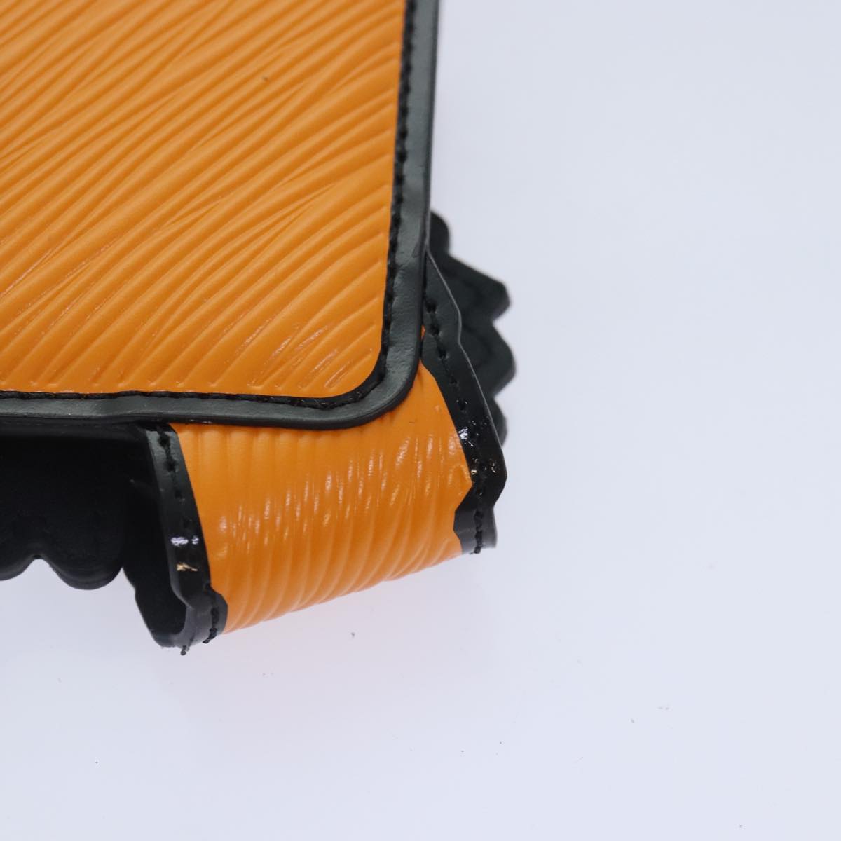 LOUIS VUITTON Catgram Card Holder Card Case Orange M63900 LV Auth 92289A