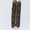 LOUIS VUITTON Damier Ebene Etui Okapi PM Pouch N61738 LV Auth 92311-4