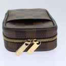 LOUIS VUITTON Damier Ebene Etui Okapi PM Pouch N61738 LV Auth 92311-5