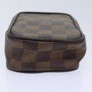 LOUIS VUITTON Damier Ebene Etui Okapi PM Pouch N61738 LV Auth 92311-6