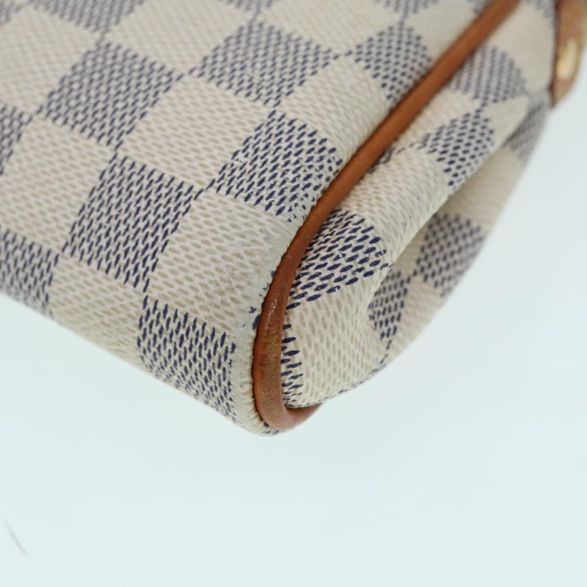 LOUIS VUITTON Damier Azur Eva Shoulder Bag 2way N55214 LV Auth 92312