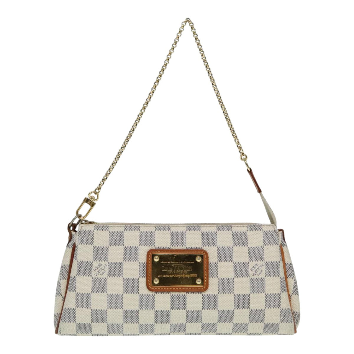 LOUIS VUITTON Damier Azur Eva Shoulder Bag 2way N55214 LV Auth 92312