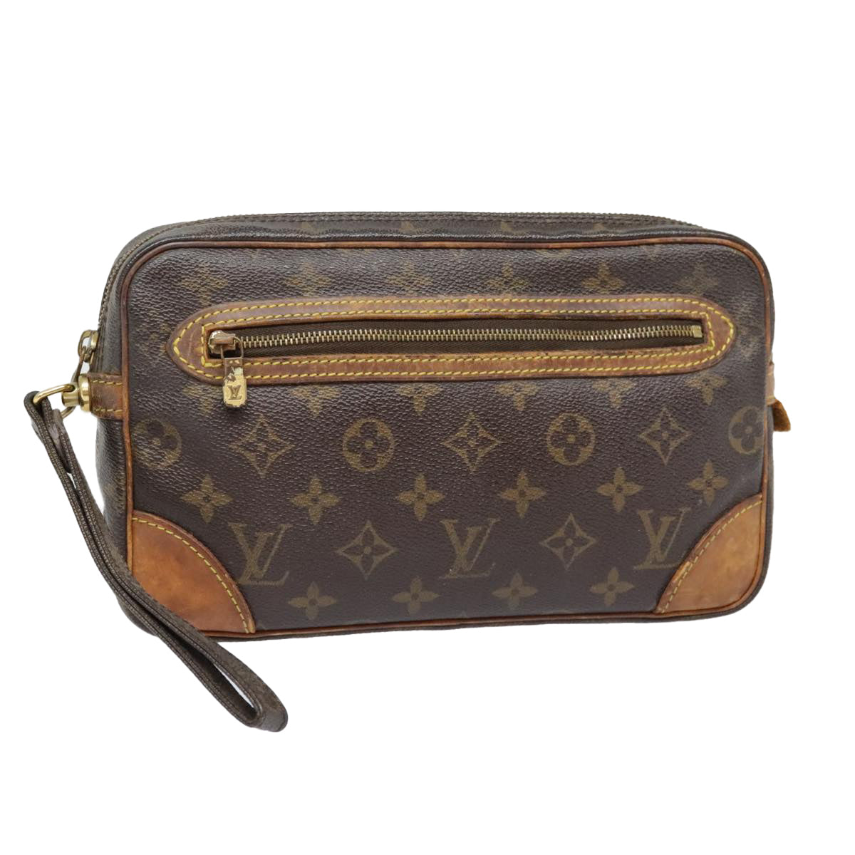 LOUIS VUITTON Monogram Marly Dragonne GM Clutch Bag M51825 LV Auth 92319