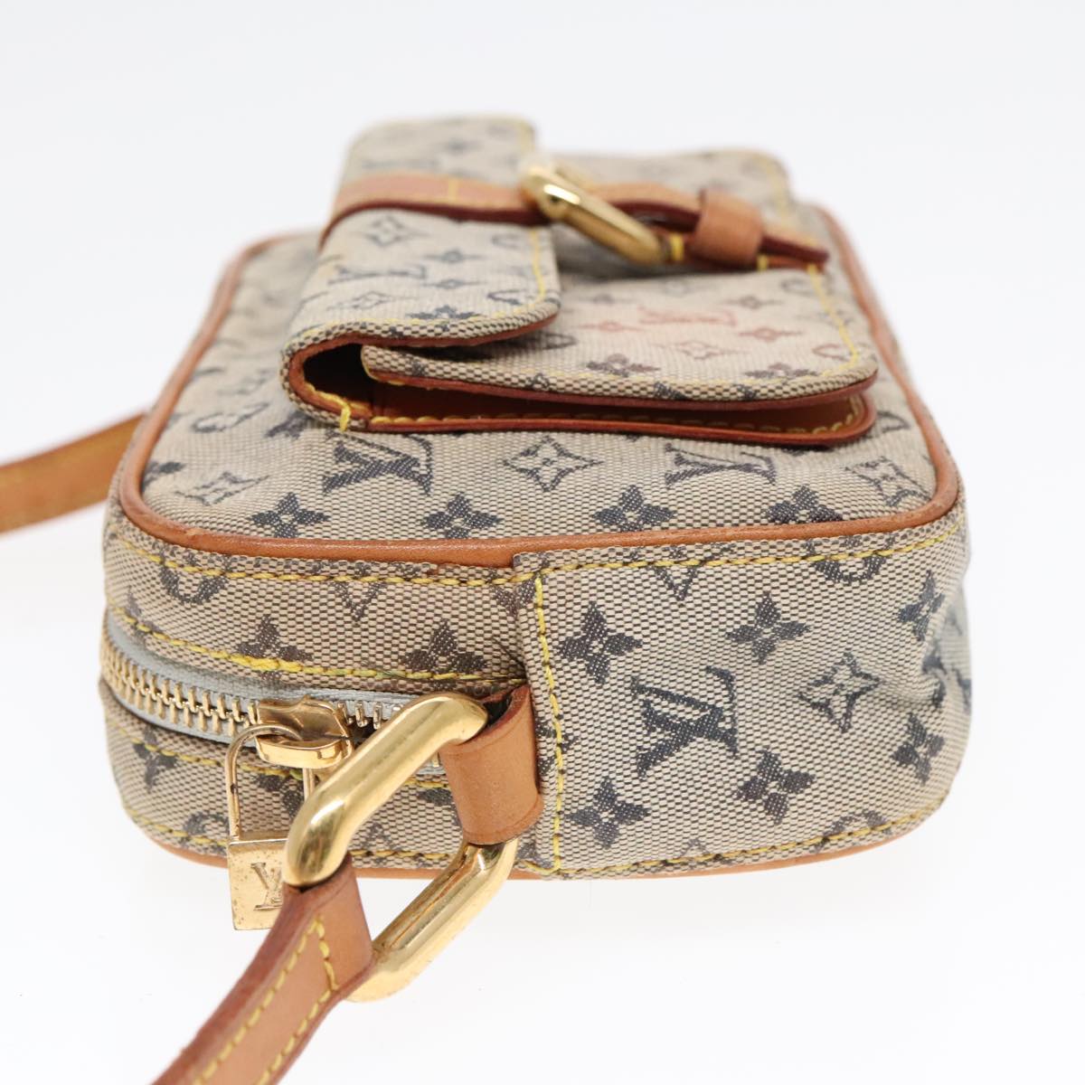 LOUIS VUITTON Monogram Mini Juliet MM Shoulder Bag Blue M92004 LV Auth 92320