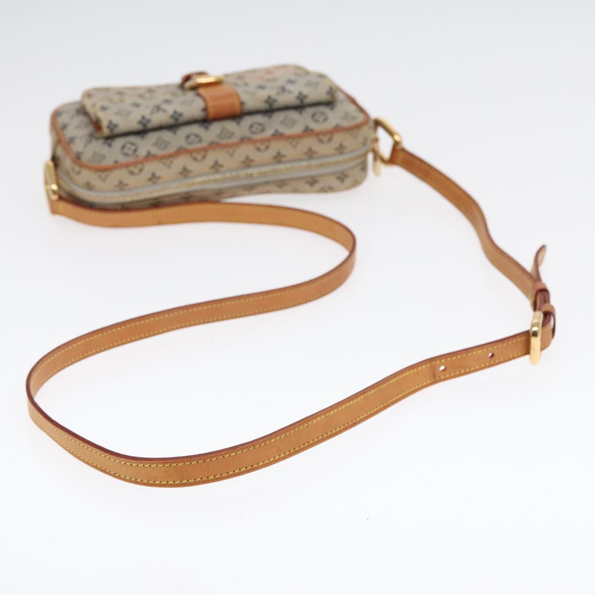 LOUIS VUITTON Monogram Mini Juliet MM Shoulder Bag Blue M92004 LV Auth 92320