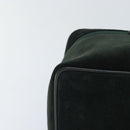 GUCCI Vanity Pouch Suede Green Silver 032 1705 0140 Auth 92325-14