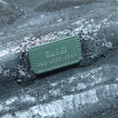 GUCCI Vanity Pouch Suede Green Silver 032 1705 0140 Auth 92325-12