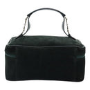 GUCCI Vanity Pouch Suede Green Silver 032 1705 0140 Auth 92325-2