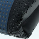 Salvatore Ferragamo Tote Bag Leather Gray Gold Auth 92341-16