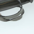 Salvatore Ferragamo Tote Bag Leather Gray Gold Auth 92341-19