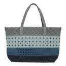 Salvatore Ferragamo Tote Bag Leather Gray Gold Auth 92341-2