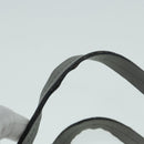 Salvatore Ferragamo Tote Bag Leather Gray Gold Auth 92341-9