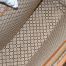 CELINE Macadam Canvas Trunk PVC Leather Gold Brown Auth 92361-25