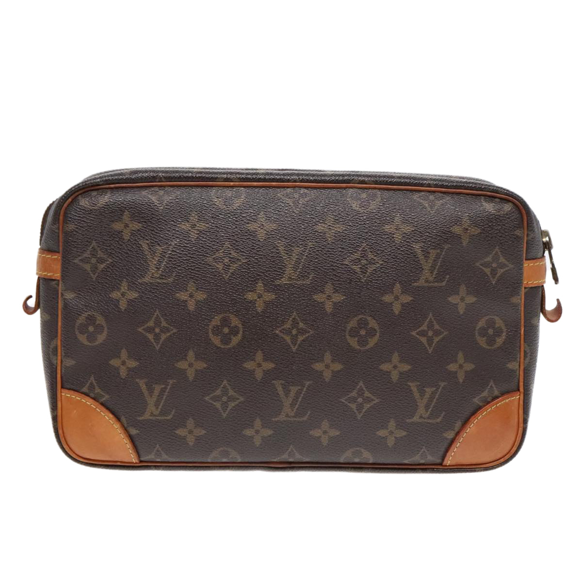 LOUIS VUITTON Monogram Compiegne 28 Clutch Bag M51845 LV Auth 92384 - 0