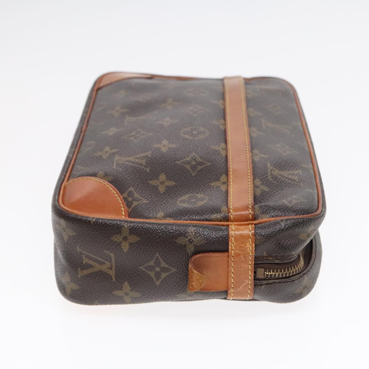 LOUIS VUITTON Monogram Compiegne 28 Clutch Bag M51845 LV Auth 92384