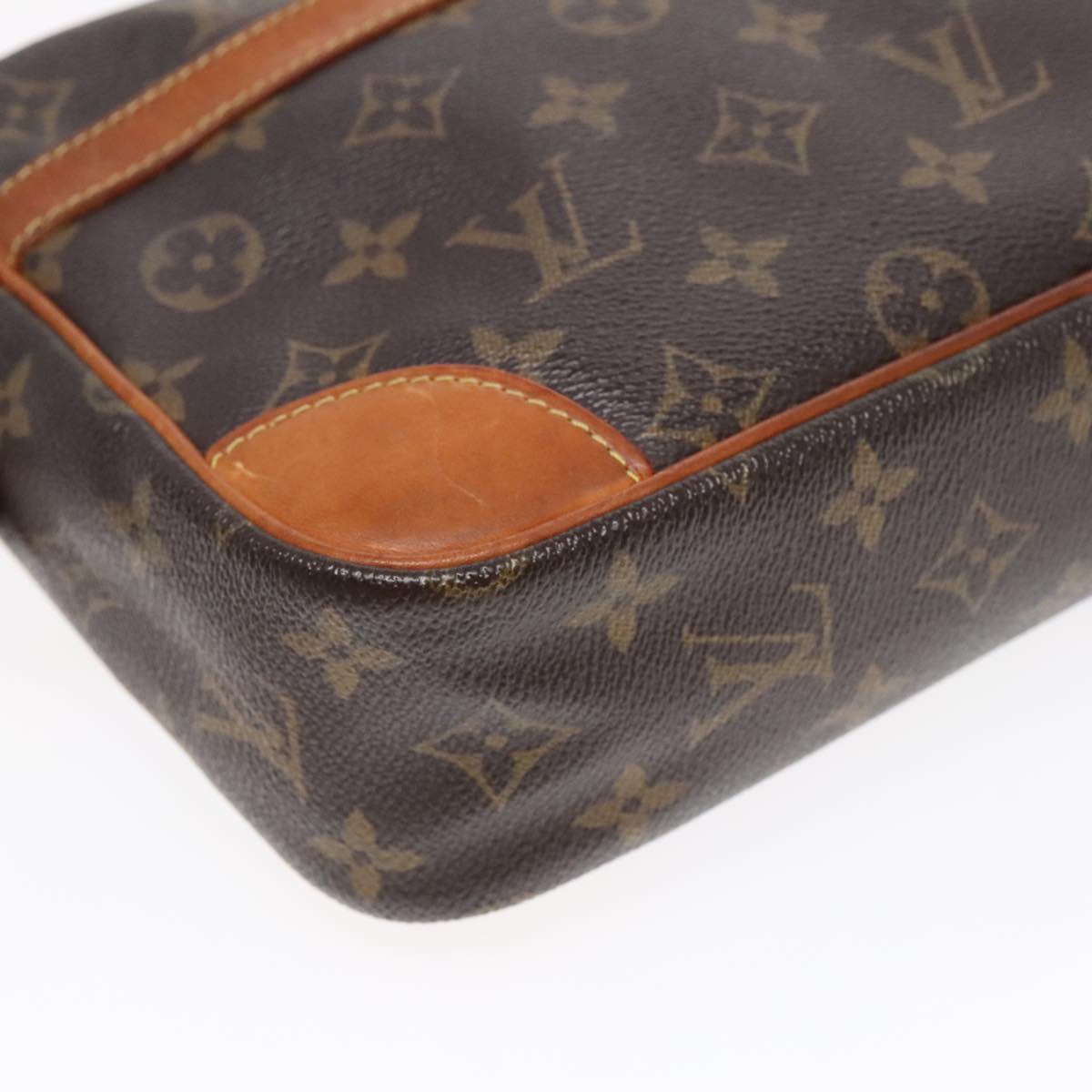 LOUIS VUITTON Monogram Compiegne 28 Clutch Bag M51845 LV Auth 92384