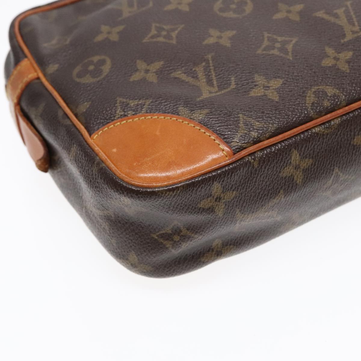 LOUIS VUITTON Monogram Compiegne 28 Clutch Bag M51845 LV Auth 92387