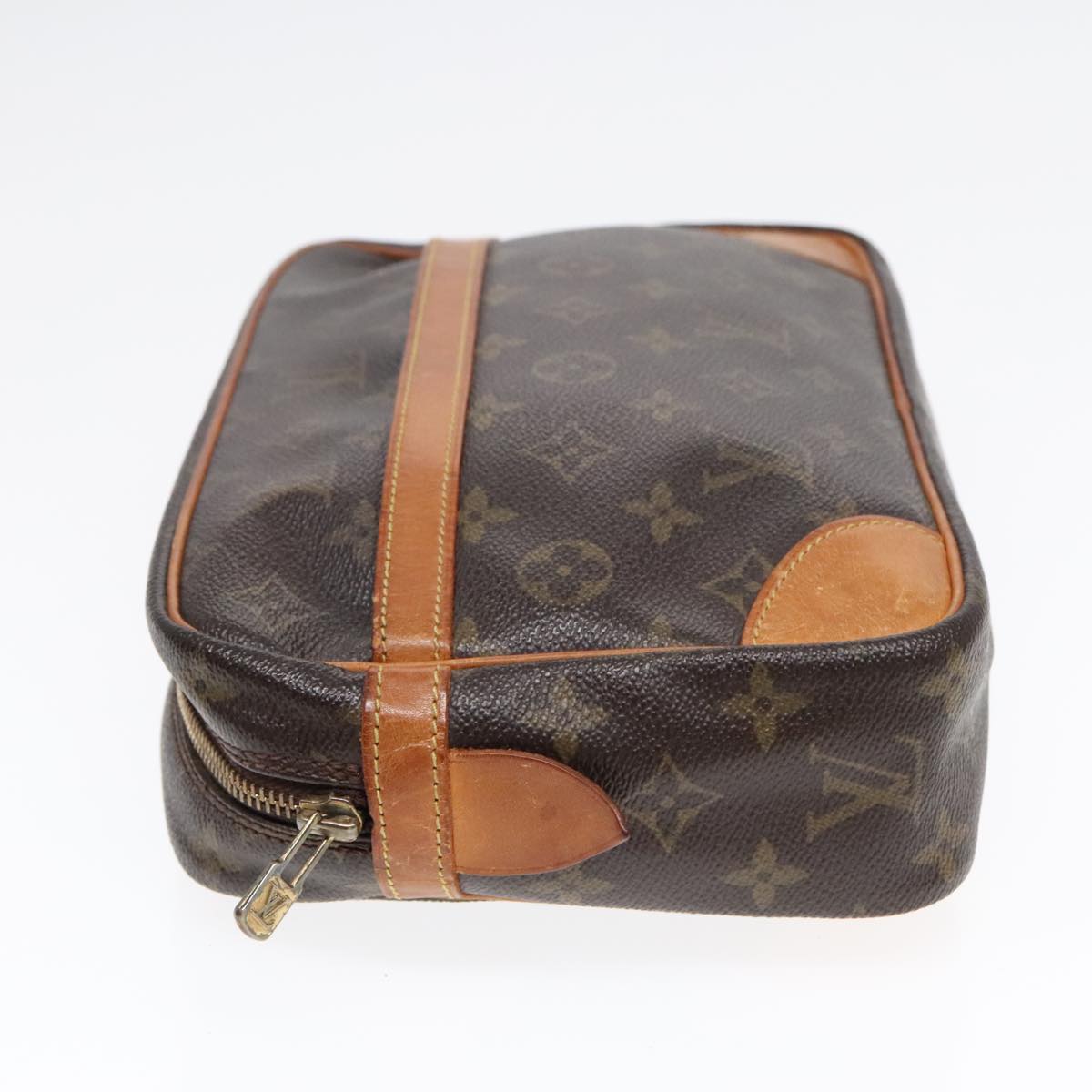 LOUIS VUITTON Monogram Compiegne 28 Clutch Bag M51845 LV Auth 92387