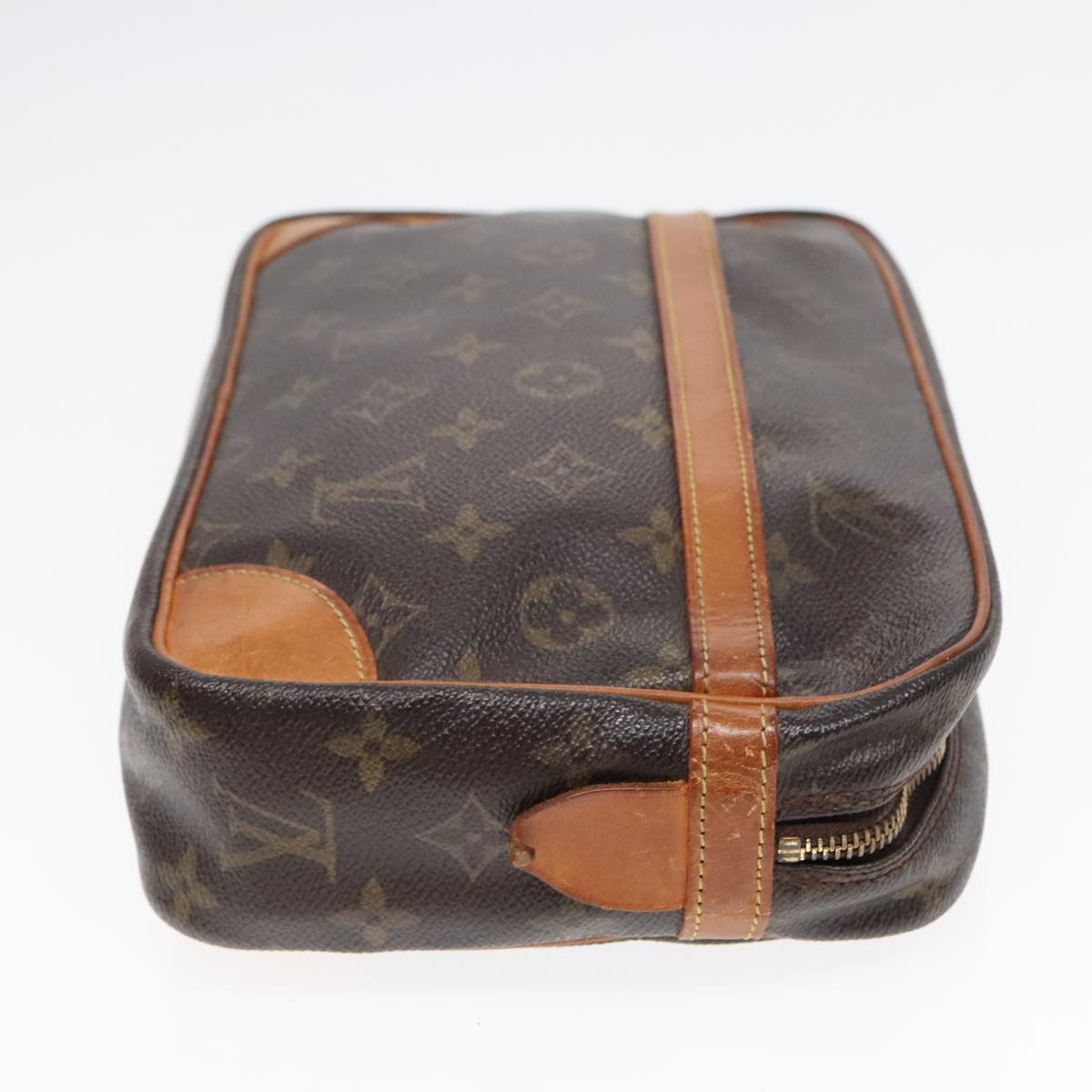 LOUIS VUITTON Monogram Compiegne 28 Clutch Bag M51845 LV Auth 92387