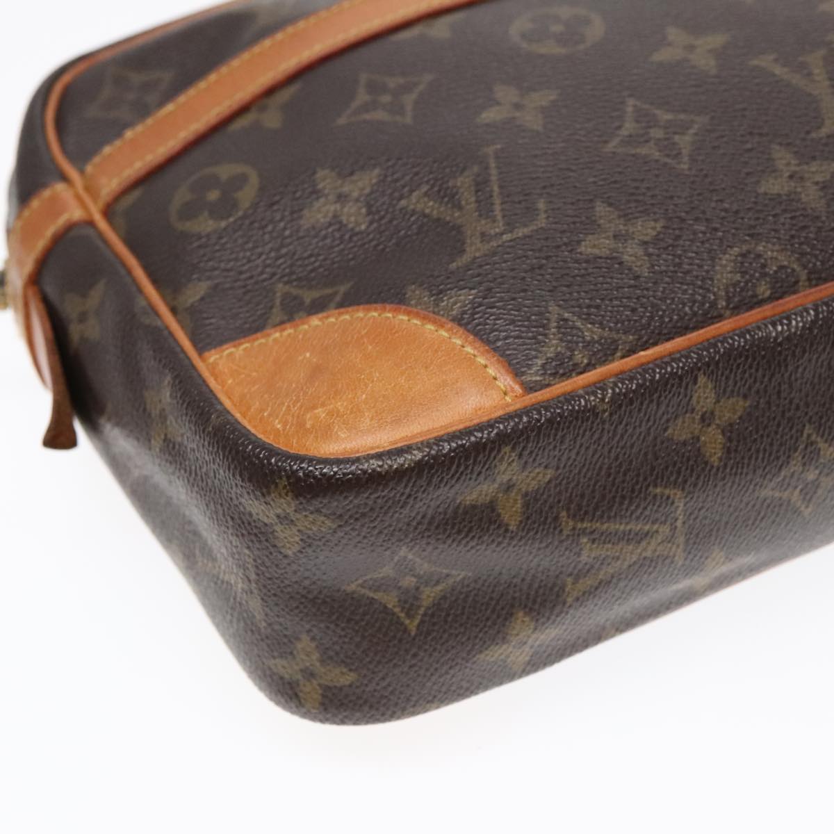 LOUIS VUITTON Monogram Compiegne 28 Clutch Bag M51845 LV Auth 92387