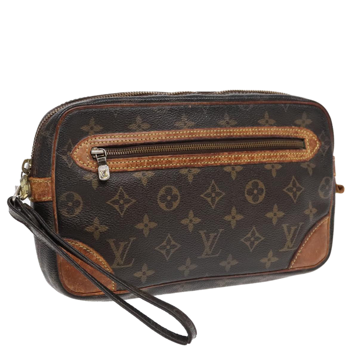 LOUIS VUITTON Monogram Marly Dragonne GM Clutch Bag M51825 LV Auth 92389