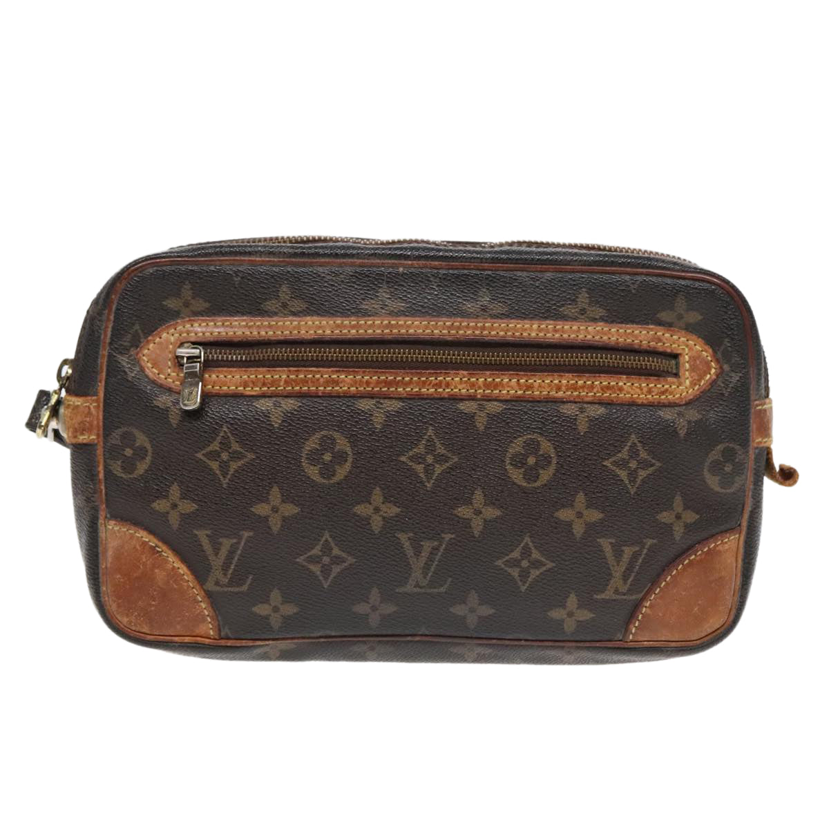 LOUIS VUITTON Monogram Marly Dragonne GM Clutch Bag M51825 LV Auth 92389